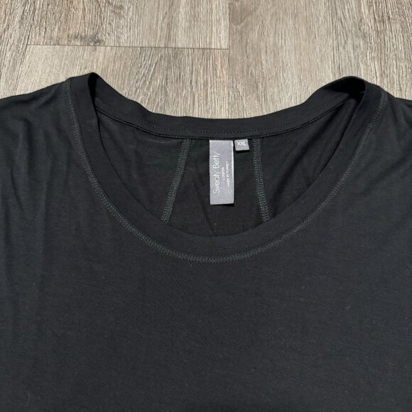 Sweaty Betty Long Sleeve Black Flowy Shirt Womens Size XXL - Picture 4 of 8
